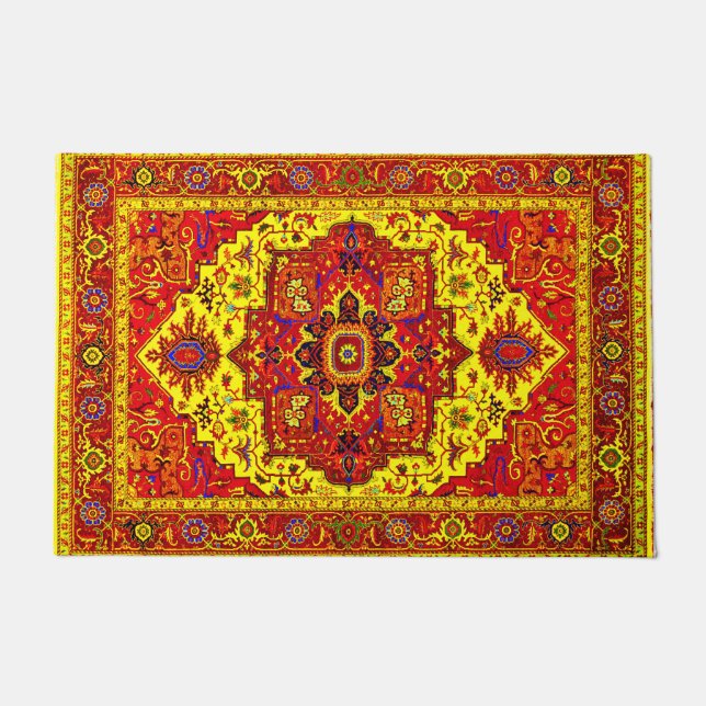 PERSIAN RUG - Red & Yellow (Front)