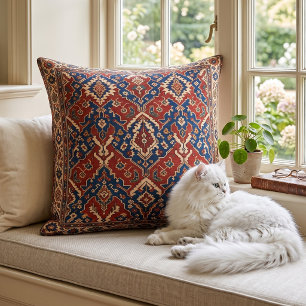 Persian Rug Style  Throw Pillow