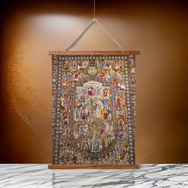  Persian Rug Tehran Iranian Hanging Tapestry (Creator Uploaded)