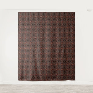 Persian sunniest framed ethnic pattern tapestry