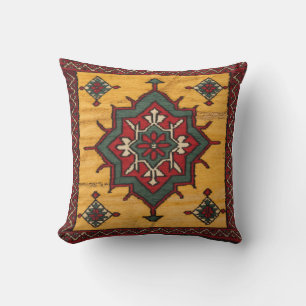 Persian Sunshine" Kilim Pillows:  Throw Pillow