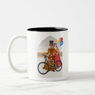 Persian T-Shirt (Farsi Design) Two-Tone Coffee Mug