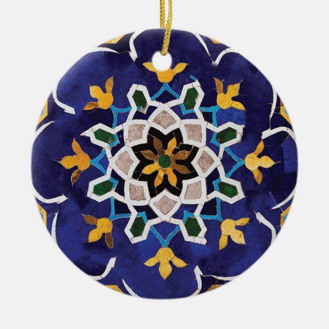 Persian Tile Ceramic Ornament (Front)