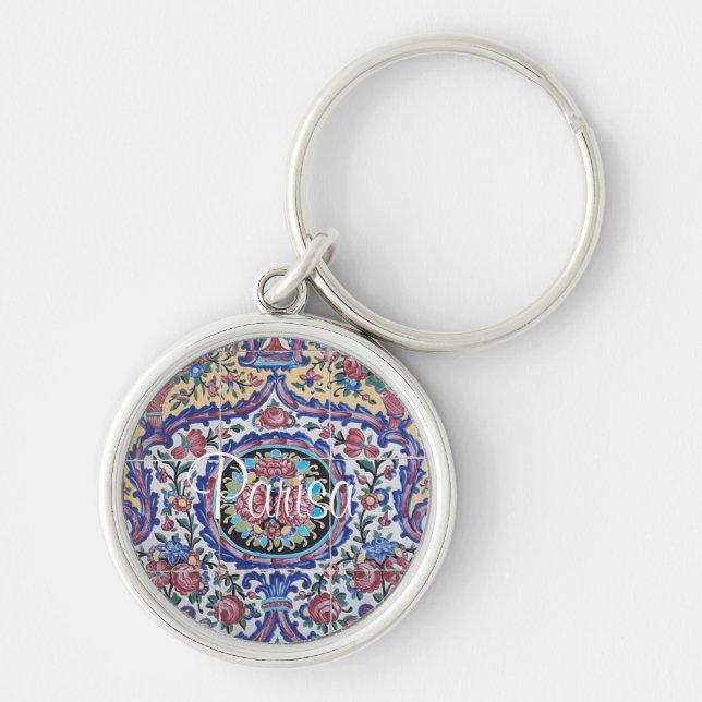 Persian Tiles Keychain (Front)