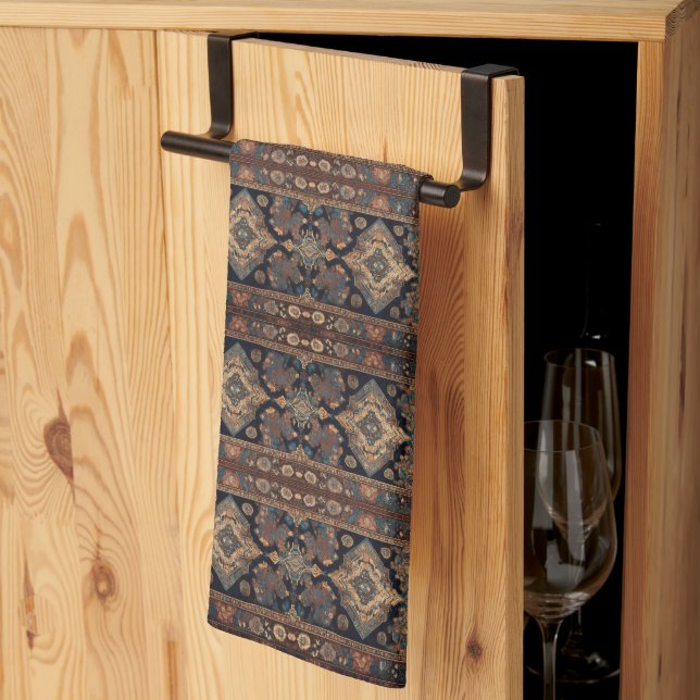 Persian Trendy Beautiful Old Pattern Collection Kitchen Towel (Thirds Fold)