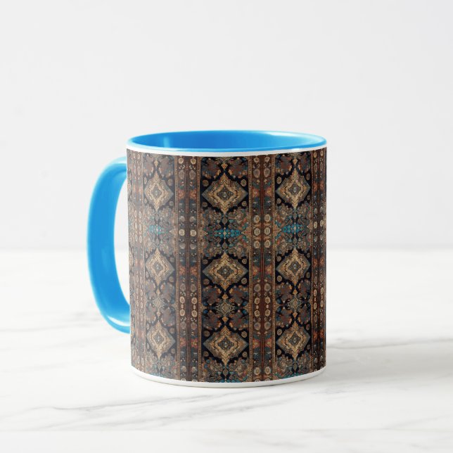 Persian Trendy Beautiful Old Pattern Collection Mug (Front Left)