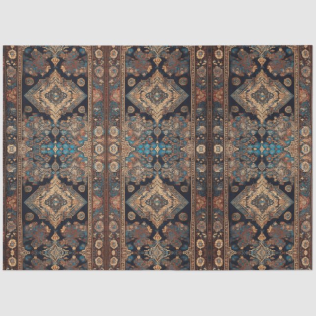 Persian Trendy Beautiful Old Pattern Collection Tissue Paper (Front)