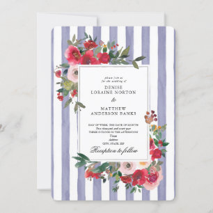 Persian Violet Wedding Invitation