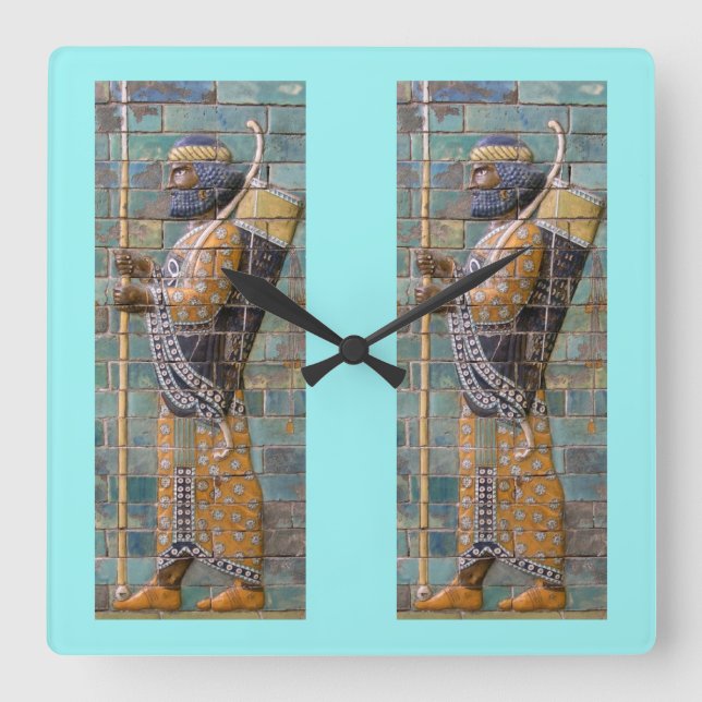 Persian Warrior Wall Clock (Front)