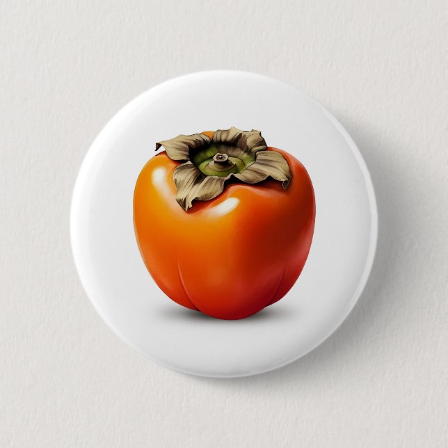 Persimmon 2 Inch Round Button (Front)