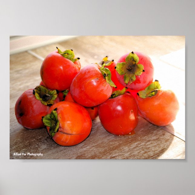 Persimmon Fruit Poster (Front)
