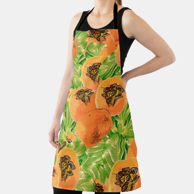 Persimmon Jungle Apron (Insitu)