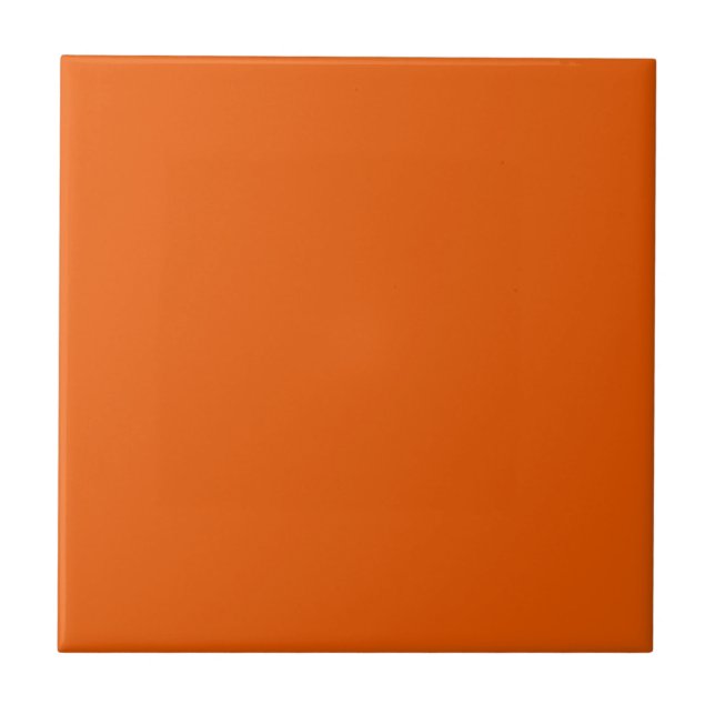 Persimmon Orange EC5800 Colour, Option to Add Imag Tile (Front)