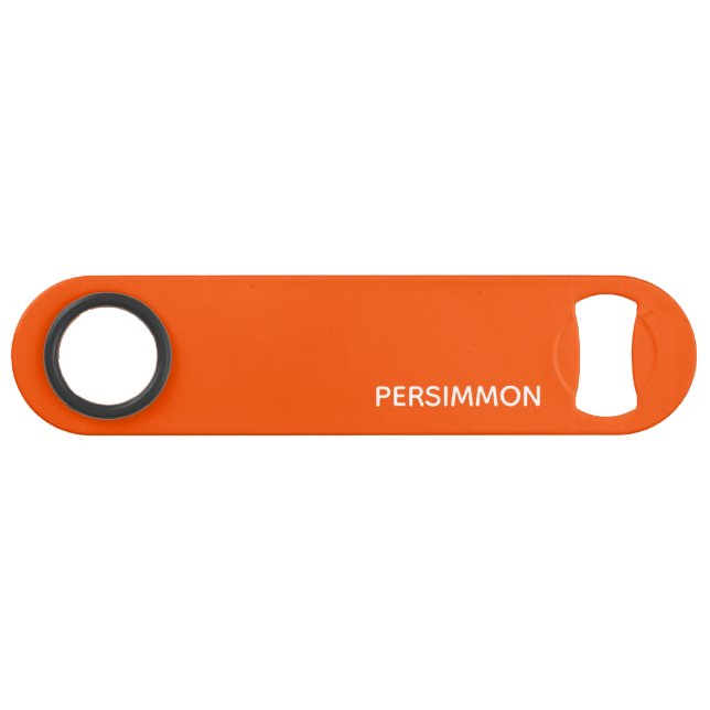 Persimmon red color name bar key (Front (Horizontal))
