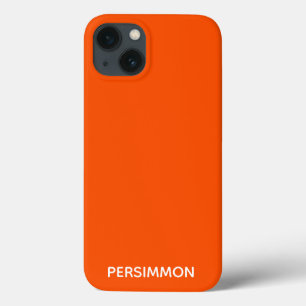 Persimmon red colour name Case-Mate iPhone case