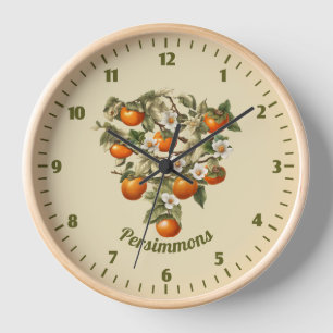 Persimmons Clock