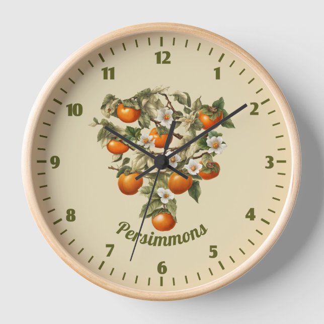 Persimmons Clock (Front)