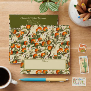 Persimmons Pattern Envelope