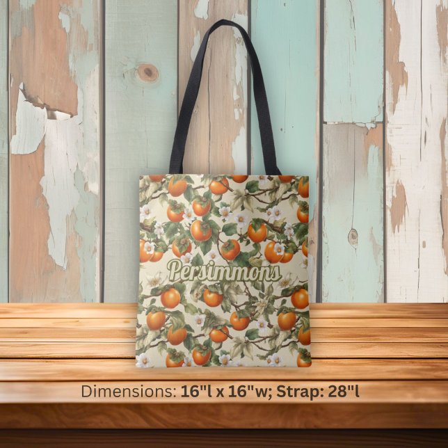 Persimmons Pattern Tote Bag (Creator Uploaded)