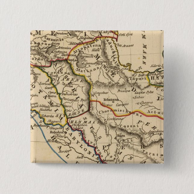 Persis, Parthia, Armenia 2 Inch Square Button (Front)