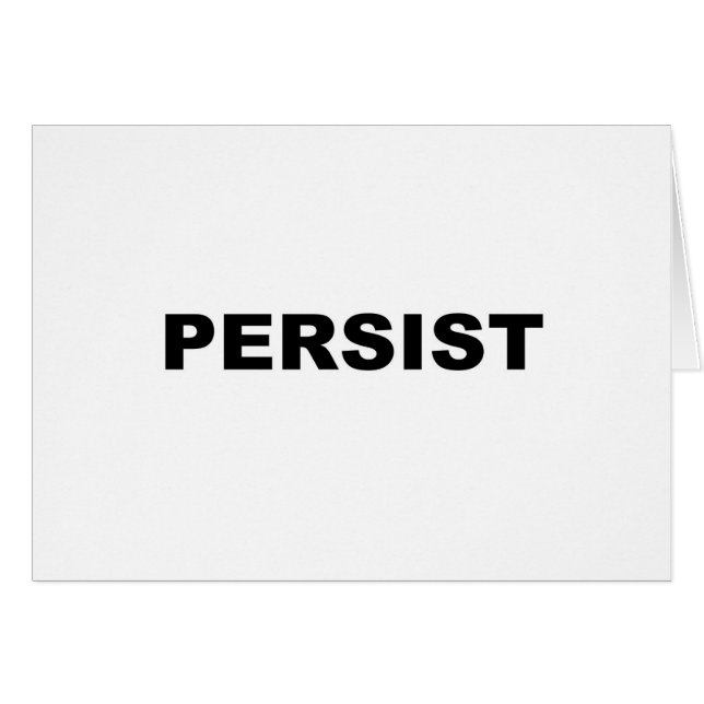 PERSIST (Front Horizontal)