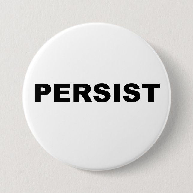 Persist 3 Inch Round Button (Front)