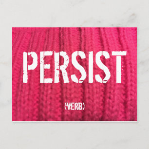 Persist Postcard
