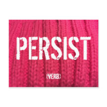 Persist Postcard