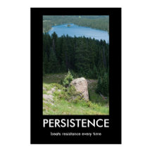 Persistence Demotivational Poster