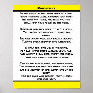 Persistence Poster