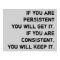 persistent and consistent