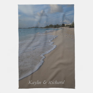 Persoanlized Ocean Beach Kitchen Towel