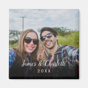 Persoanlized Photo And Name Favour Magnet