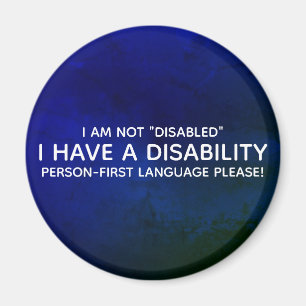 Person First Disability Magnet