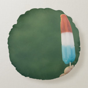 Person holding ice pop round pillow