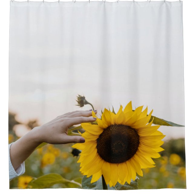 Person holding sunflower (Front)