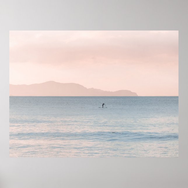 PERSON PADDLE BOARDING POSTER (Front)