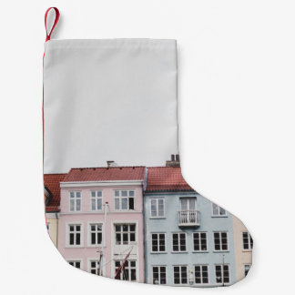 PERSON TAKING PICTURE OF STRUCTURES SMALL CHRISTMAS STOCKING
