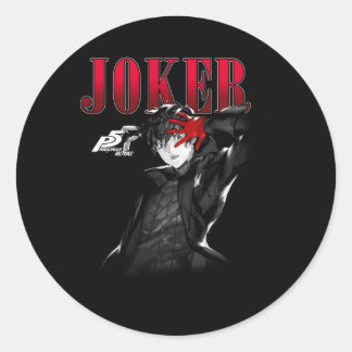 Persona 5 Joker Neutral Classic Round Sticker