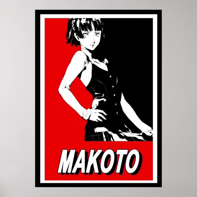 Persona 5  Makoto Niijima Celeb Poster (Front)