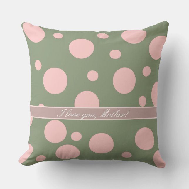 Persona Modern Beautiful Mother’s Day Throw Pillow (Front)