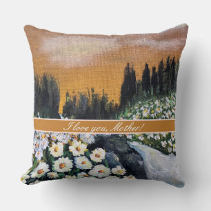 Persona Modern Beautiful Mother’s Day Throw Pillow