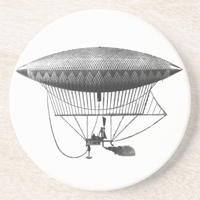 Personal Airship Drink Coaster (Front)