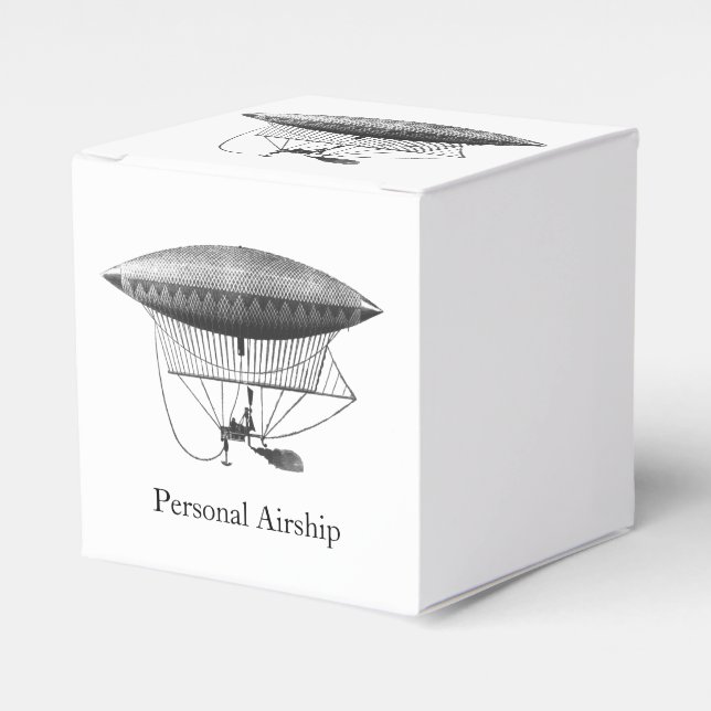 Personal Airship Favor Box (Front Side)