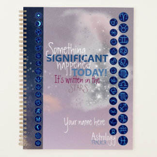 Personal Astrology Aspects Tracker Planner