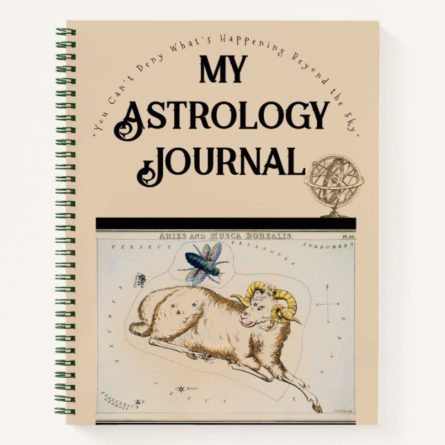 Personal Astrology Journal Planner | Notebook (Front)