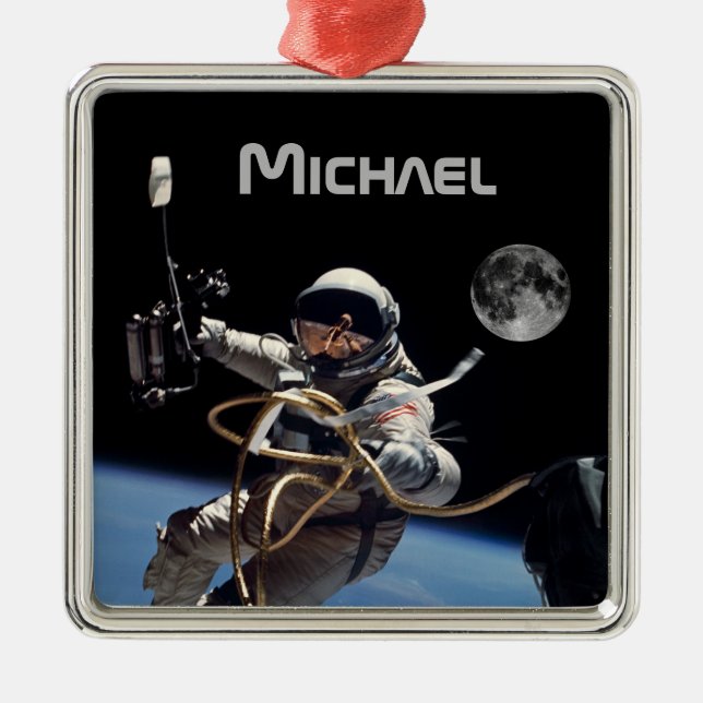 Personal Astronaut Space Walk Ornament (Front)