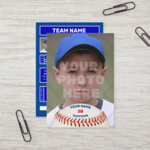 Personal Baseball Card  (Customized Batter Stats)