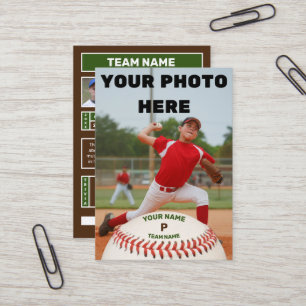 Personal Baseball Card  (Customized Pitcher Stats)