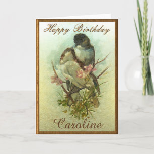 Personal Birds Birthday Card